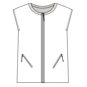 Patron ropa, Fashion sewing pattern, molde confeccion, patronesymoldes.com Sport vest 6847 MEN Waistcoats